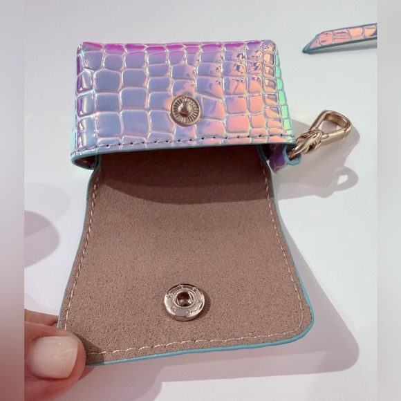 Bandolier Iridescent Zip Pouch and AirPod case - NWOT - Picture 7 of 11